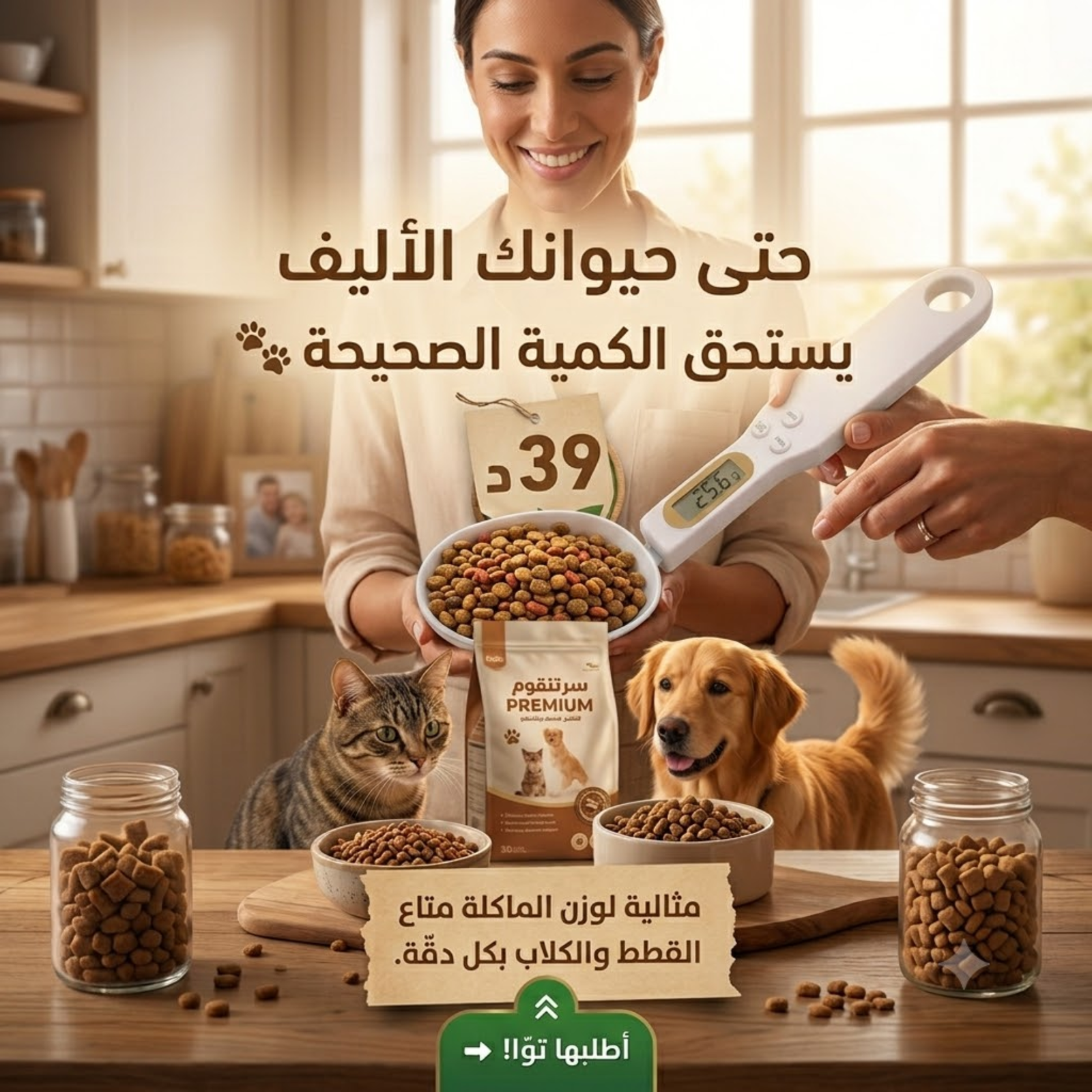 ملعقة إلكترونية لقياس الوزن