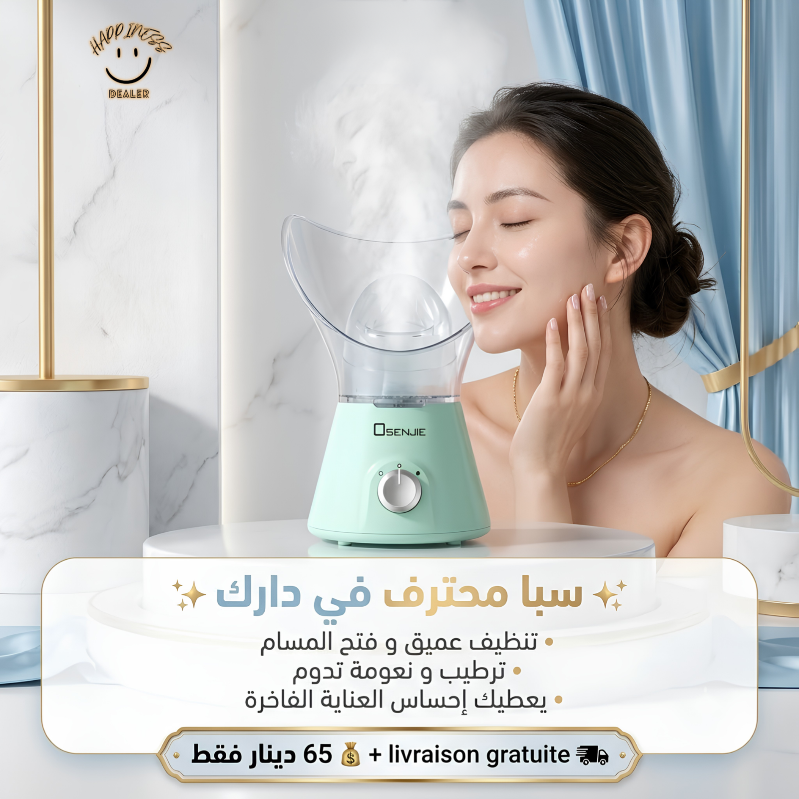 ساونا الوجه بالبخار