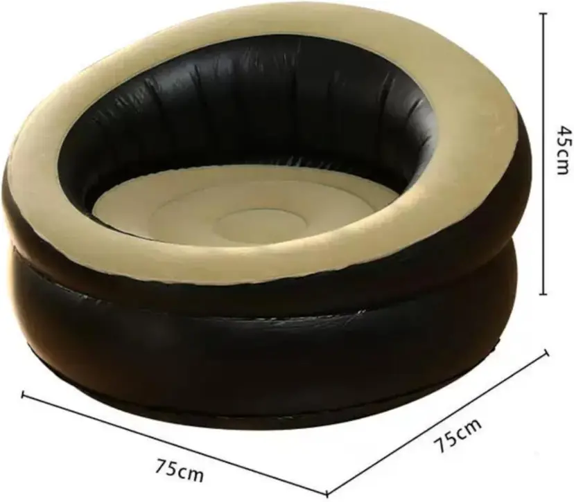 Fauteuil gonflable rond