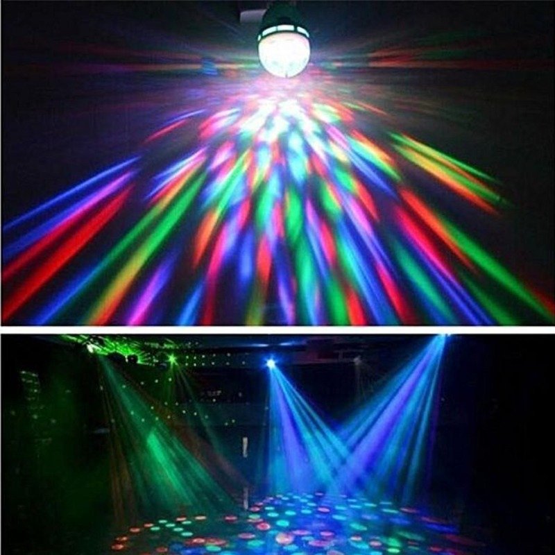 Ampoule Tournante Disco Led RGB 