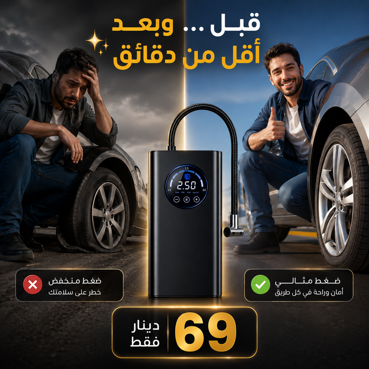 Compresseur d'air portable