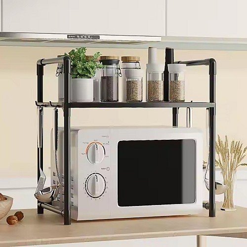 Étagère de rangement à micro-ondes