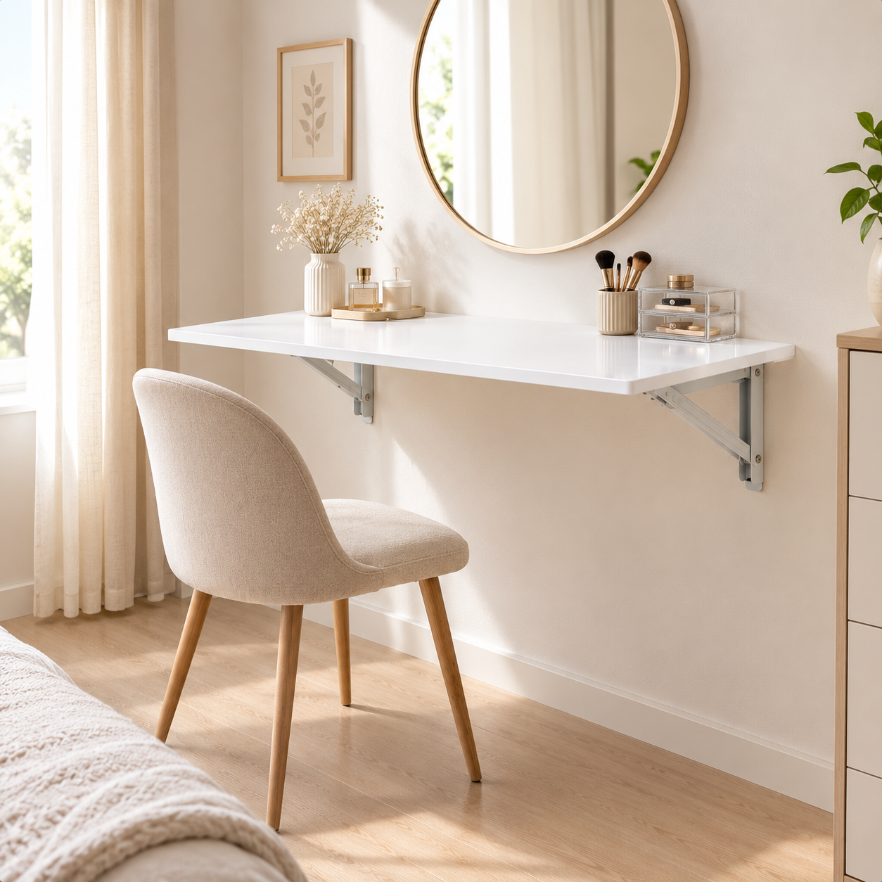 Table De Bureau Pliante 80×45cm